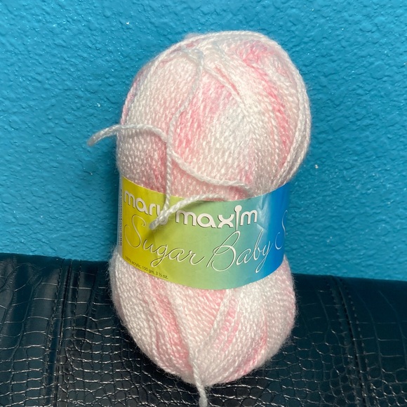Mary Maxim Other - 1 NWT Mary Maxim Sugar Baby Stripes Color: Marshmallow Swirl 620264 103g